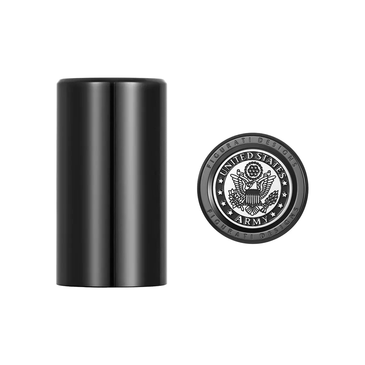 Harley-Davidson Stainless-Steel In Black Officially Licensed Army Docking Hardware