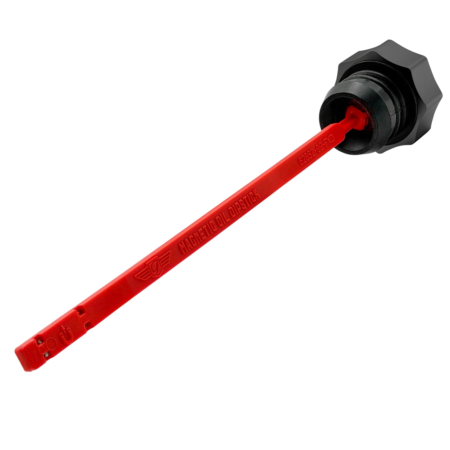 Performance Magnetic Dipstick for Harley-Davidson Dyna (1999-2005) - Curved Black