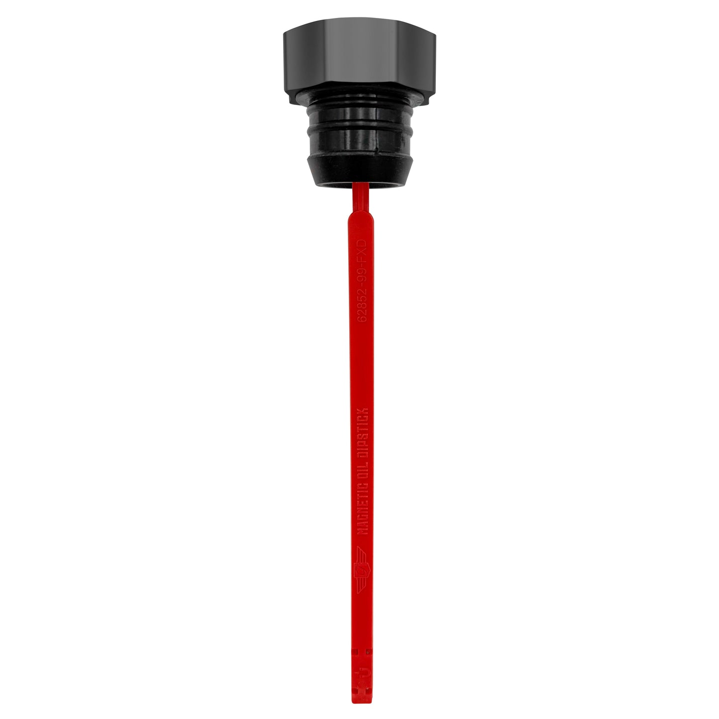 Performance Magnetic Dipstick for Harley-Davidson Dyna (1999-2005) - Curved Black
