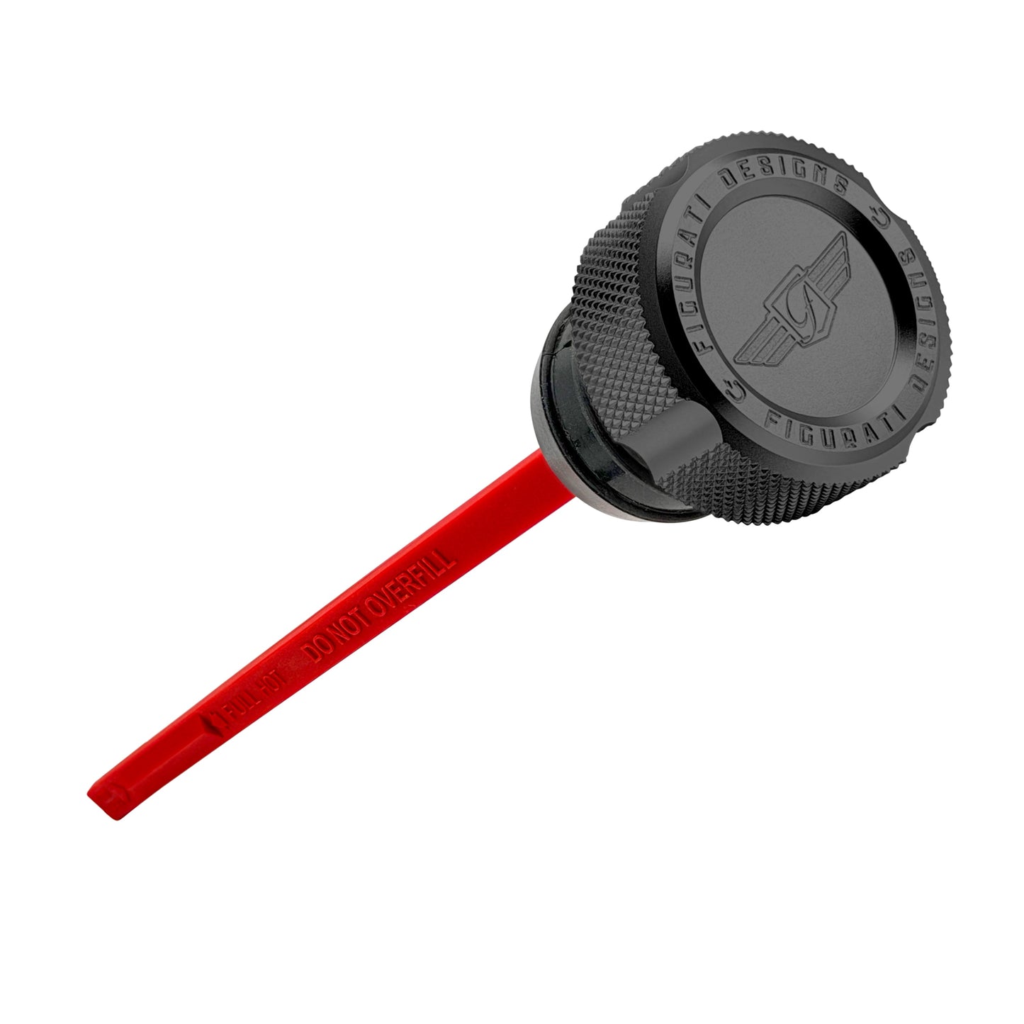 Performance Magnetic Dipstick for Harley-Davidson Dyna (1999-2005) - Knurled Black