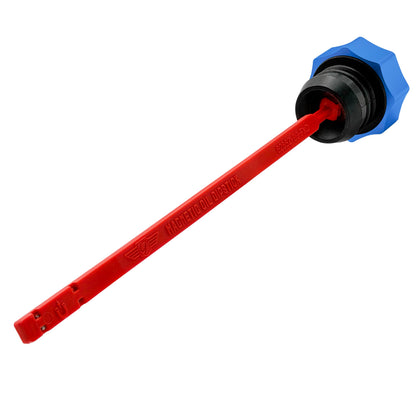 Performance Magnetic Dipstick for Harley-Davidson Dyna (1999-2005) - Curved Blue