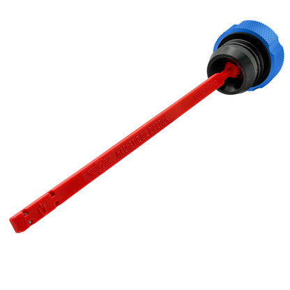 Performance Magnetic Dipstick for Harley-Davidson Dyna (1999-2005) - Knurled Blue