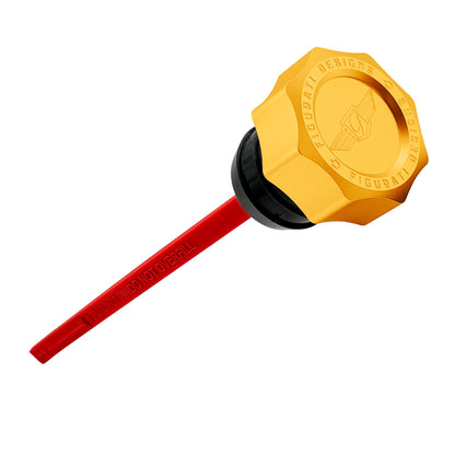 Performance Magnetic Dipstick for Harley-Davidson Dyna (1999-2005) - Curved Gold