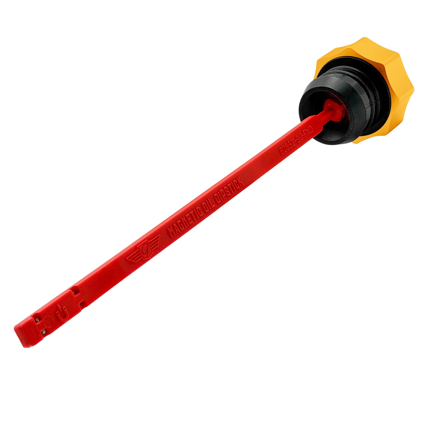 Performance Magnetic Dipstick for Harley-Davidson Dyna (1999-2005) - Curved Gold