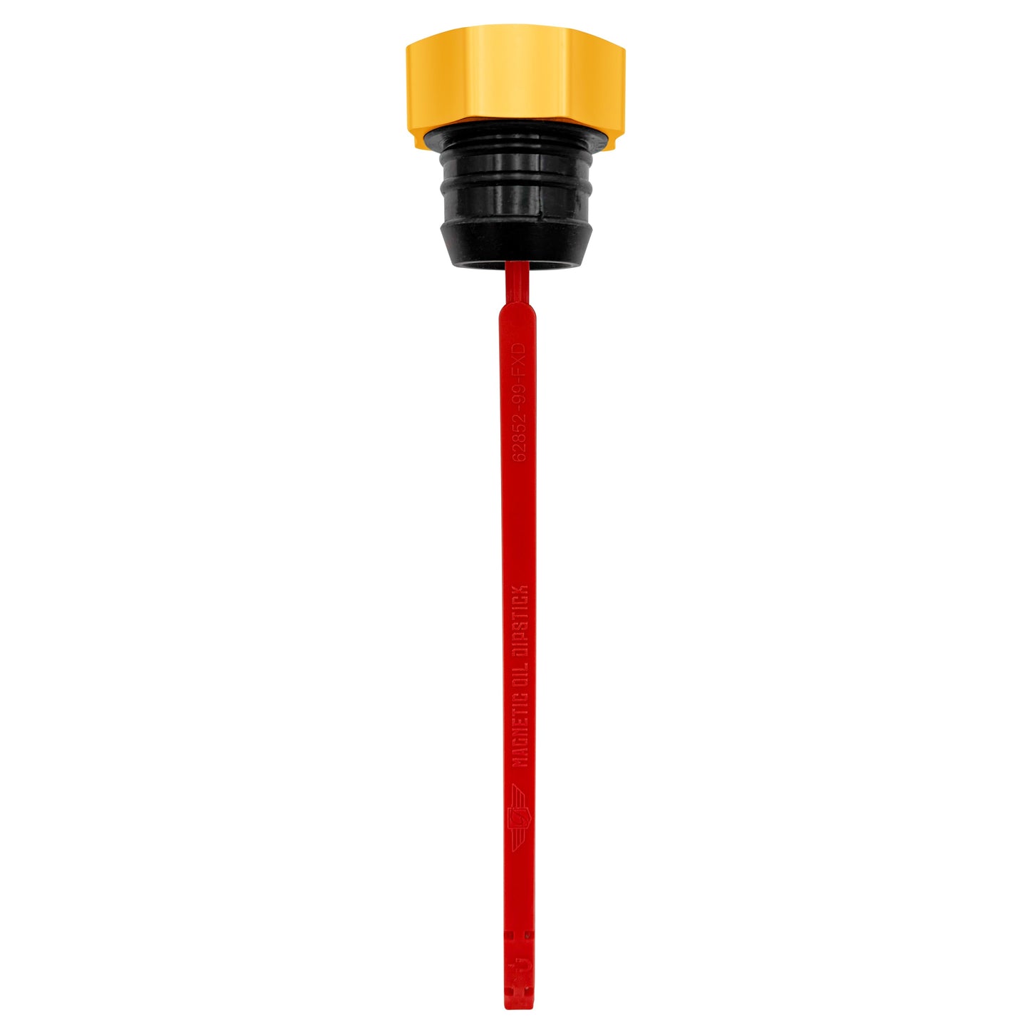 Performance Magnetic Dipstick for Harley-Davidson Dyna (1999-2005) - Curved Gold