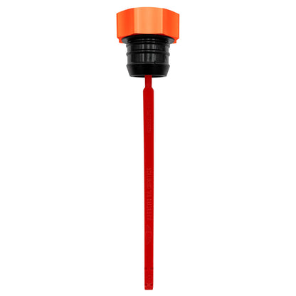 Performance Magnetic Dipstick for Harley-Davidson Dyna (1999-2005) - Curved Orange