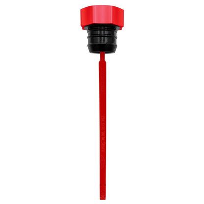 Performance Magnetic Dipstick for Harley-Davidson Dyna (1999-2005) - Curved Red