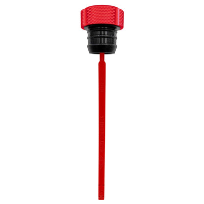 Performance Magnetic Dipstick for Harley-Davidson Dyna (1999-2005) - Knurled Red