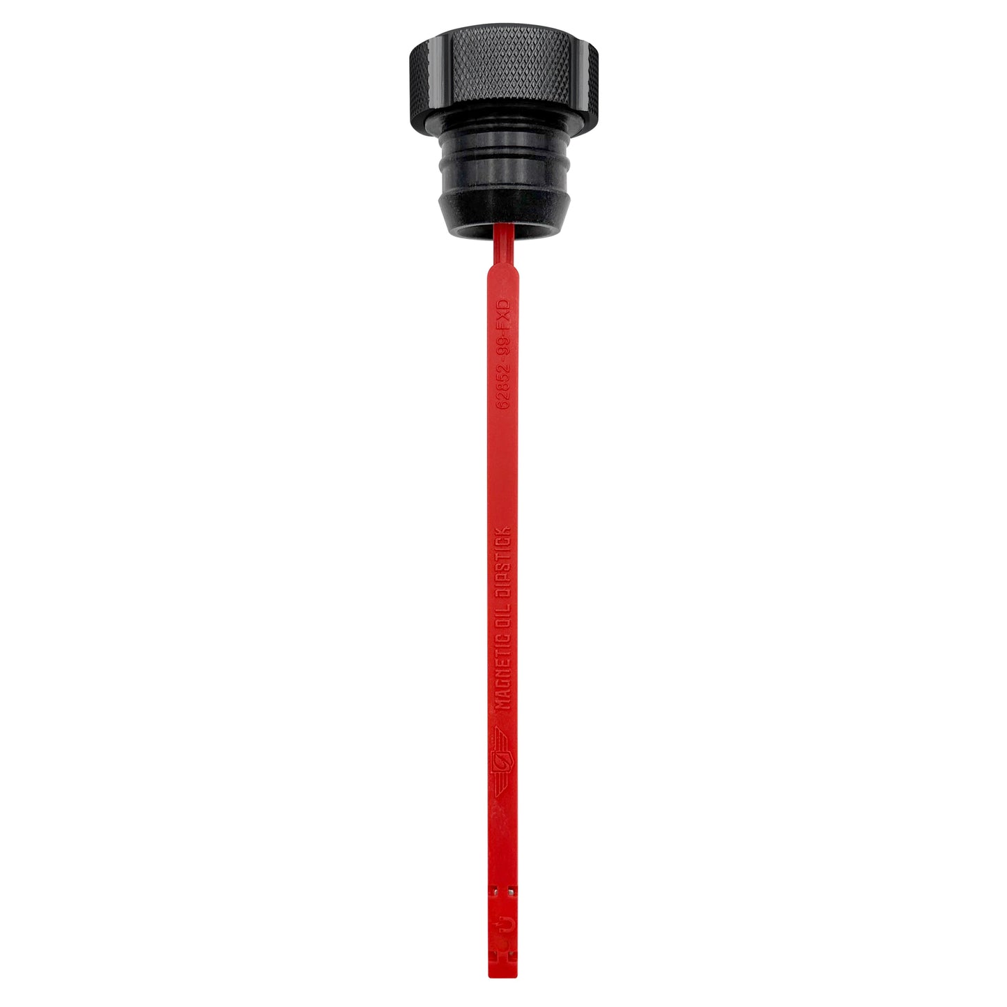 Signature Magnetic Dipstick for Harley-Davidson Dyna (1999-2005) - Knurled Black