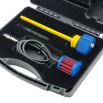 Performance Vented Dipstick for Harley-Davidson Touring Touring M8 - Knurled Blue