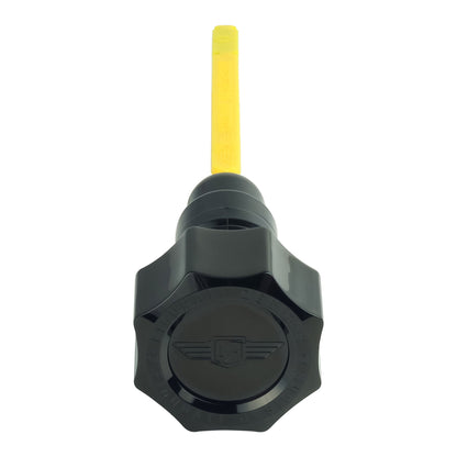 Signature Magnetic Dipstick for Harley-Davidson Touring Twin Cam (2007-2016) - Curved Black