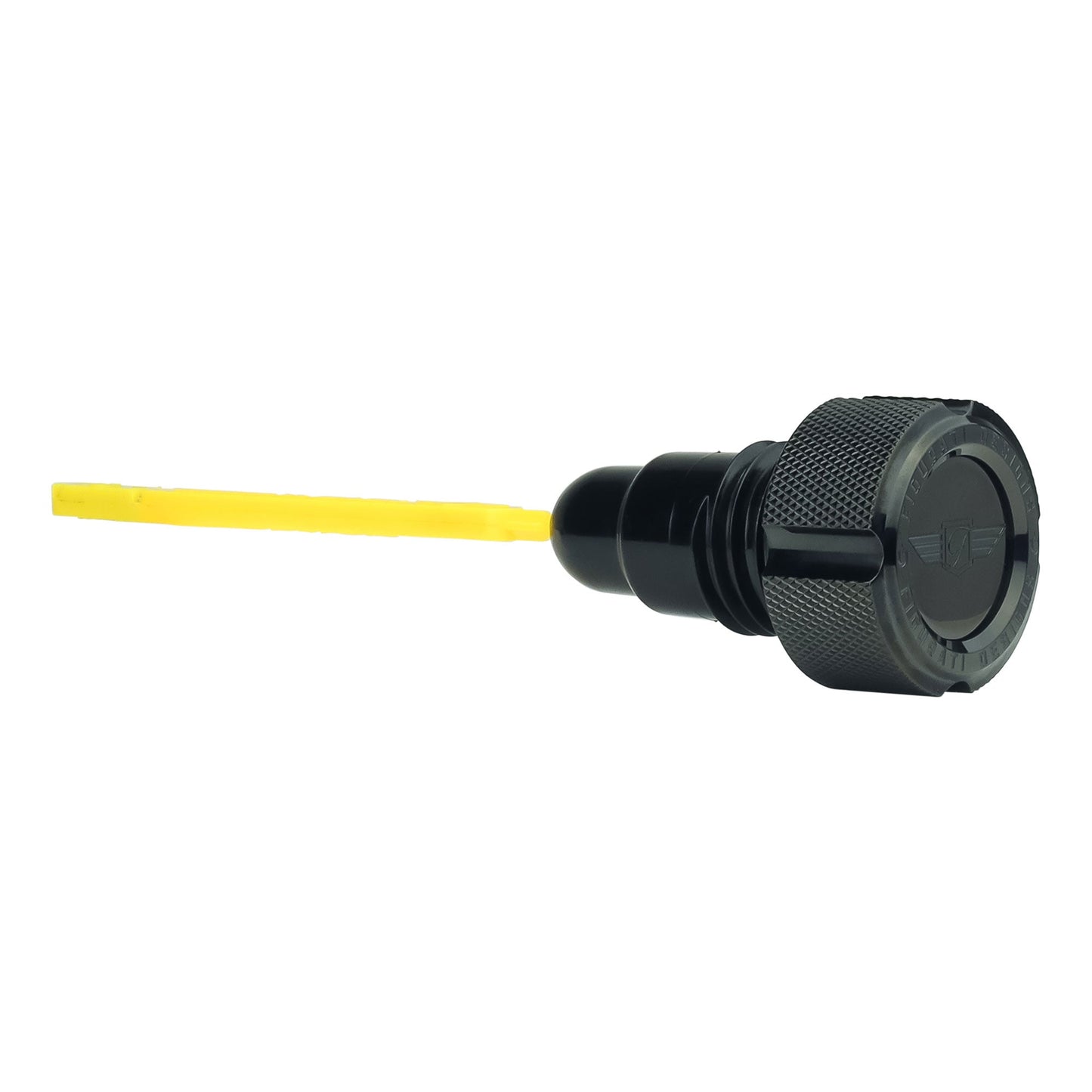 Signature Magnetic Dipstick for Harley-Davidson Touring Twin Cam (2007-2016) - Knurled Black