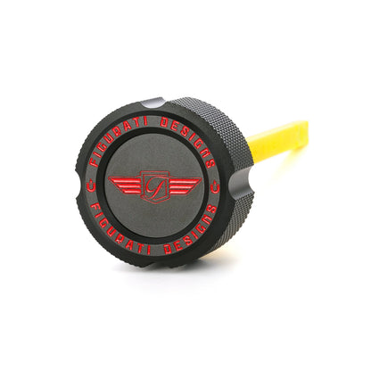 Figurati Designs 5 Year Anniversary Limited Edition Performance Dipstick for Harley-Davidson Touring M8 - Knurled Black