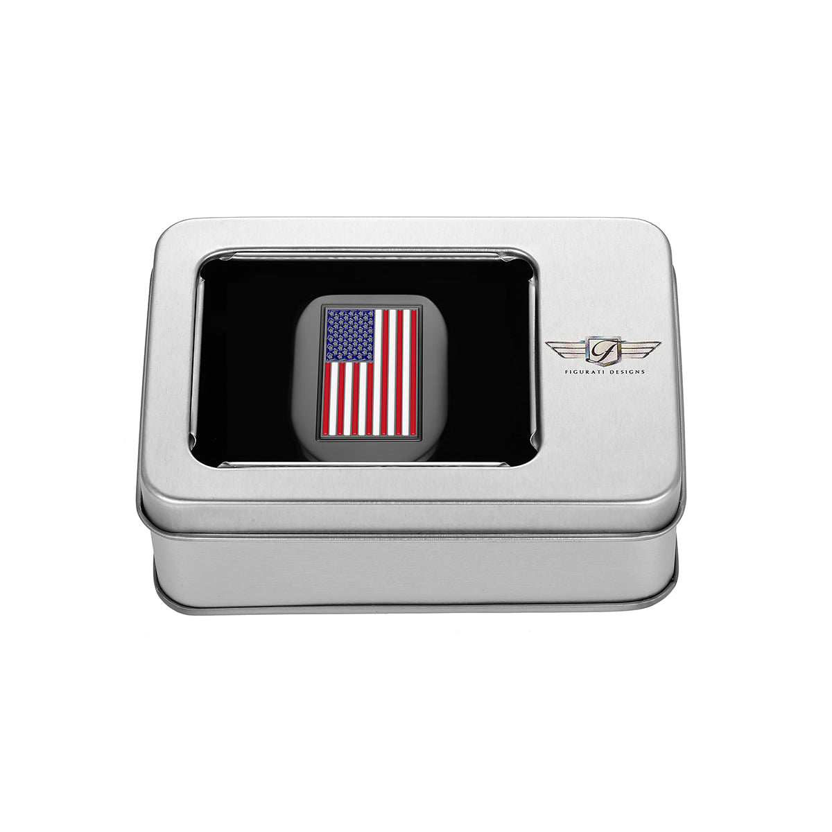 Harley-Davidson Black American Flag Antenna Cover - Left
