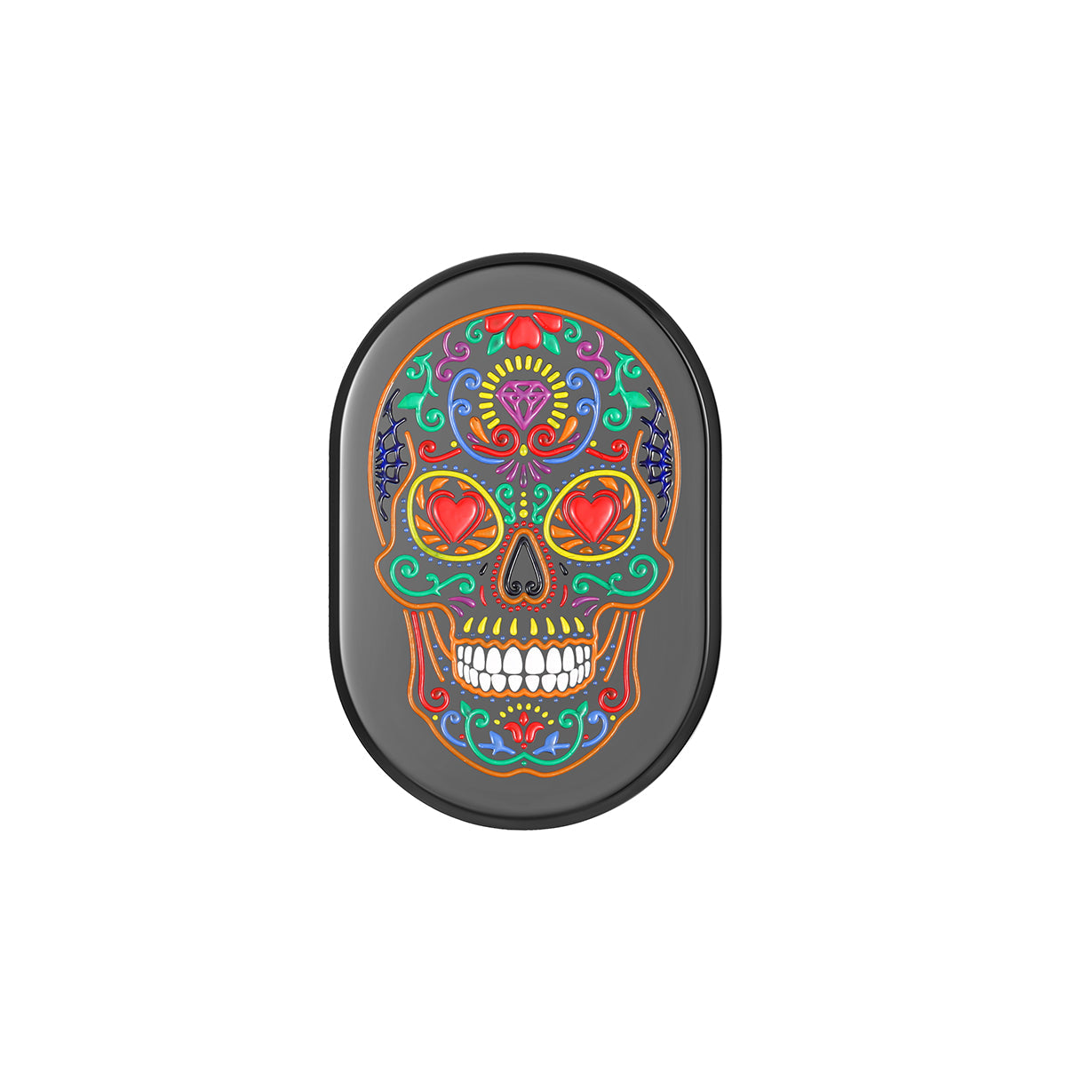 Harley-Davidson Black Antenna Sugar Skull Cover - Left