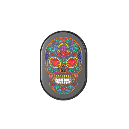 Harley-Davidson Black Antenna Sugar Skull Cover - Left