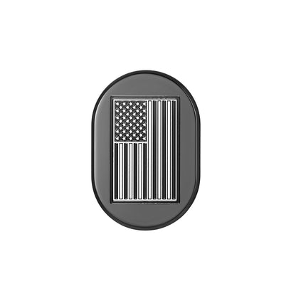 Harley-Davidson Black Contrast Cut American Flag Antenna Cover - Left