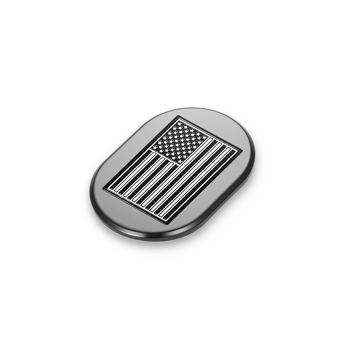 Harley-Davidson Black Contrast Cut American Flag Antenna Cover - Left