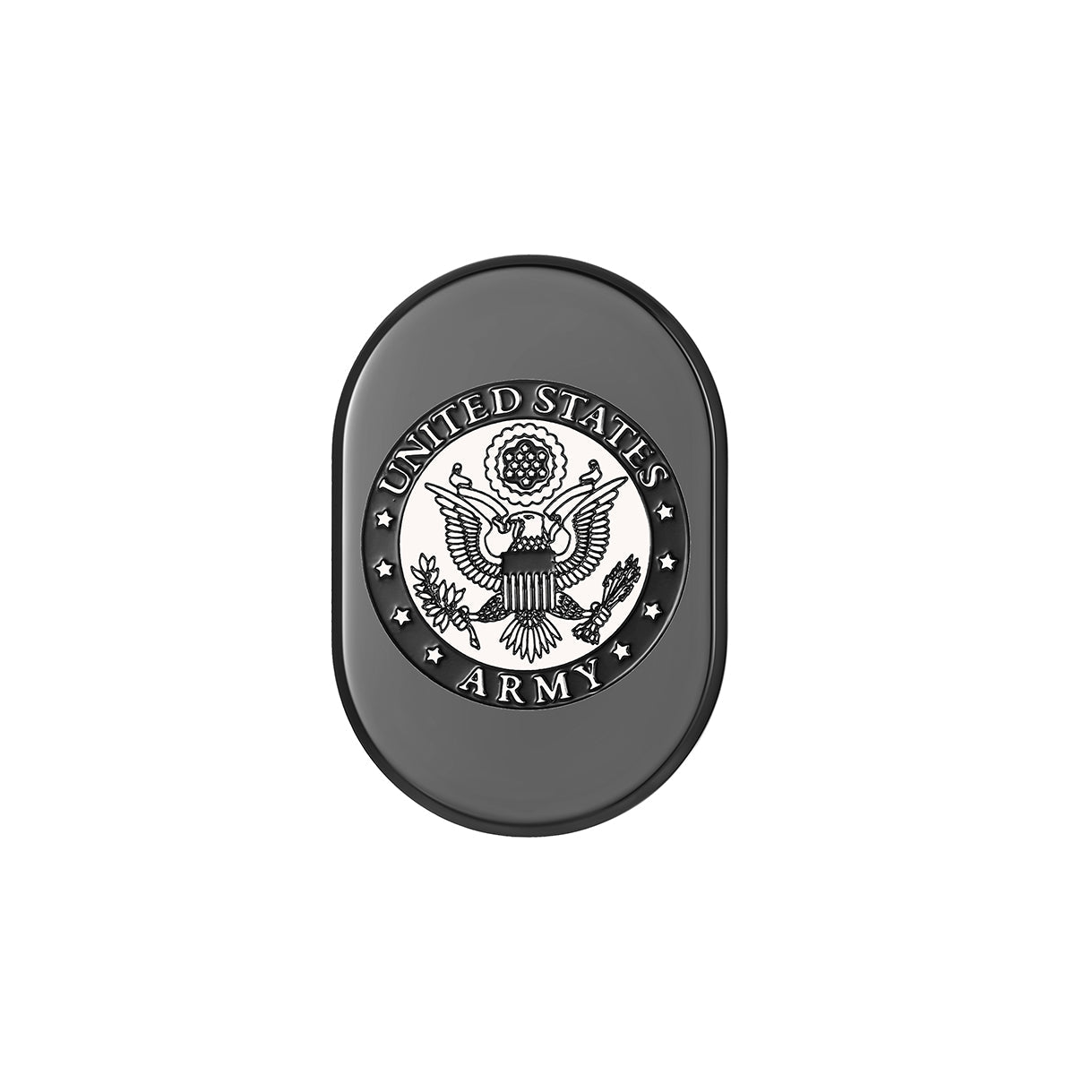 Harley-Davidson Stainless-Steel in Black US Army Antenna Cover - Left