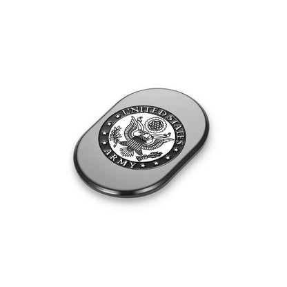 Harley-Davidson Stainless-Steel in Black US Army Antenna Cover - Left