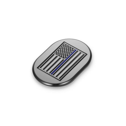 Harley-Davidson Black thin Blue Line Antenna Cover - Left
