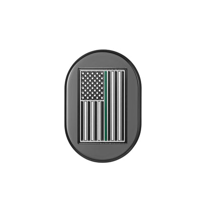 Harley-Davidson Black thin Green Line Antenna Cover - Right