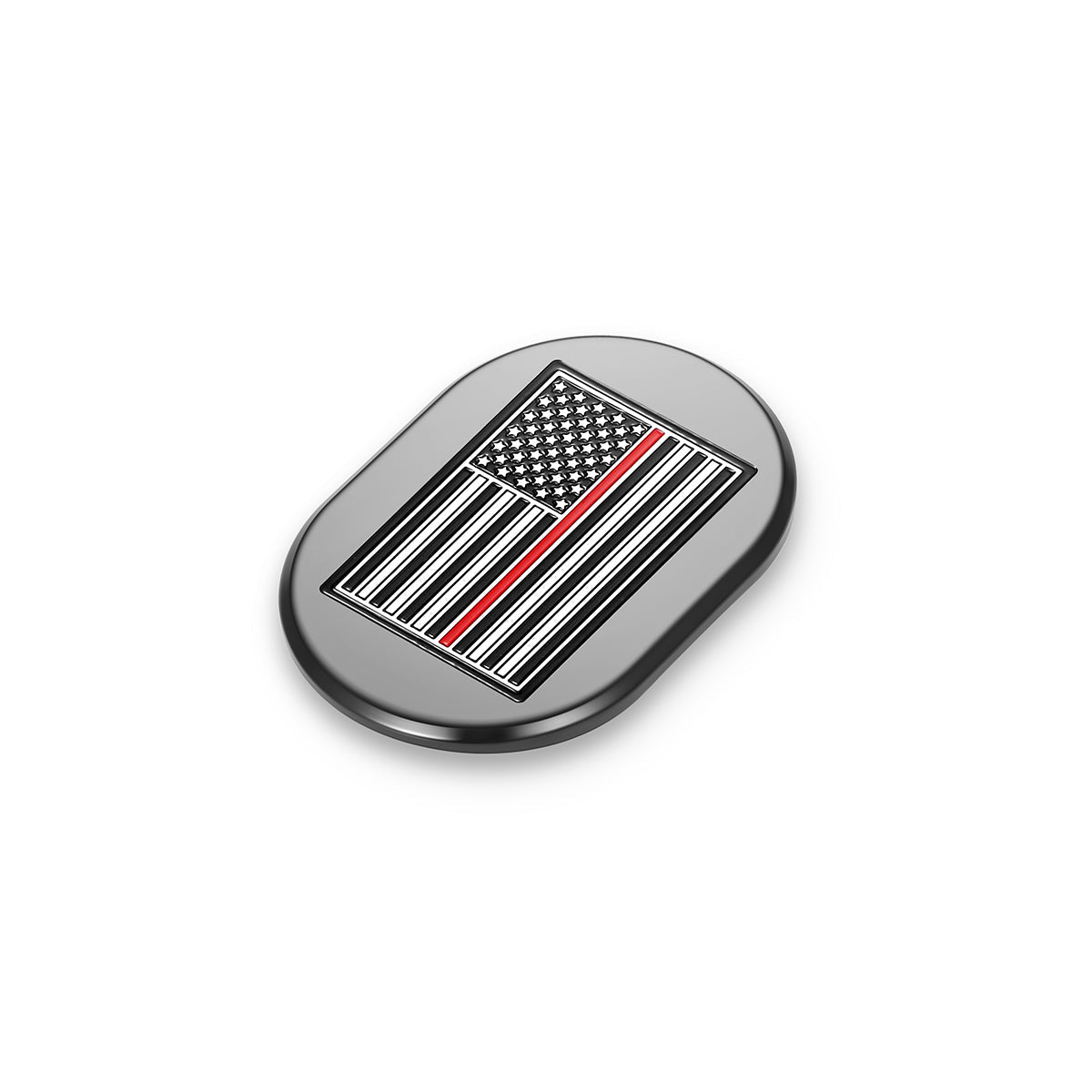 Harley-Davidson Black thin Red Line Antenna Cover - Left