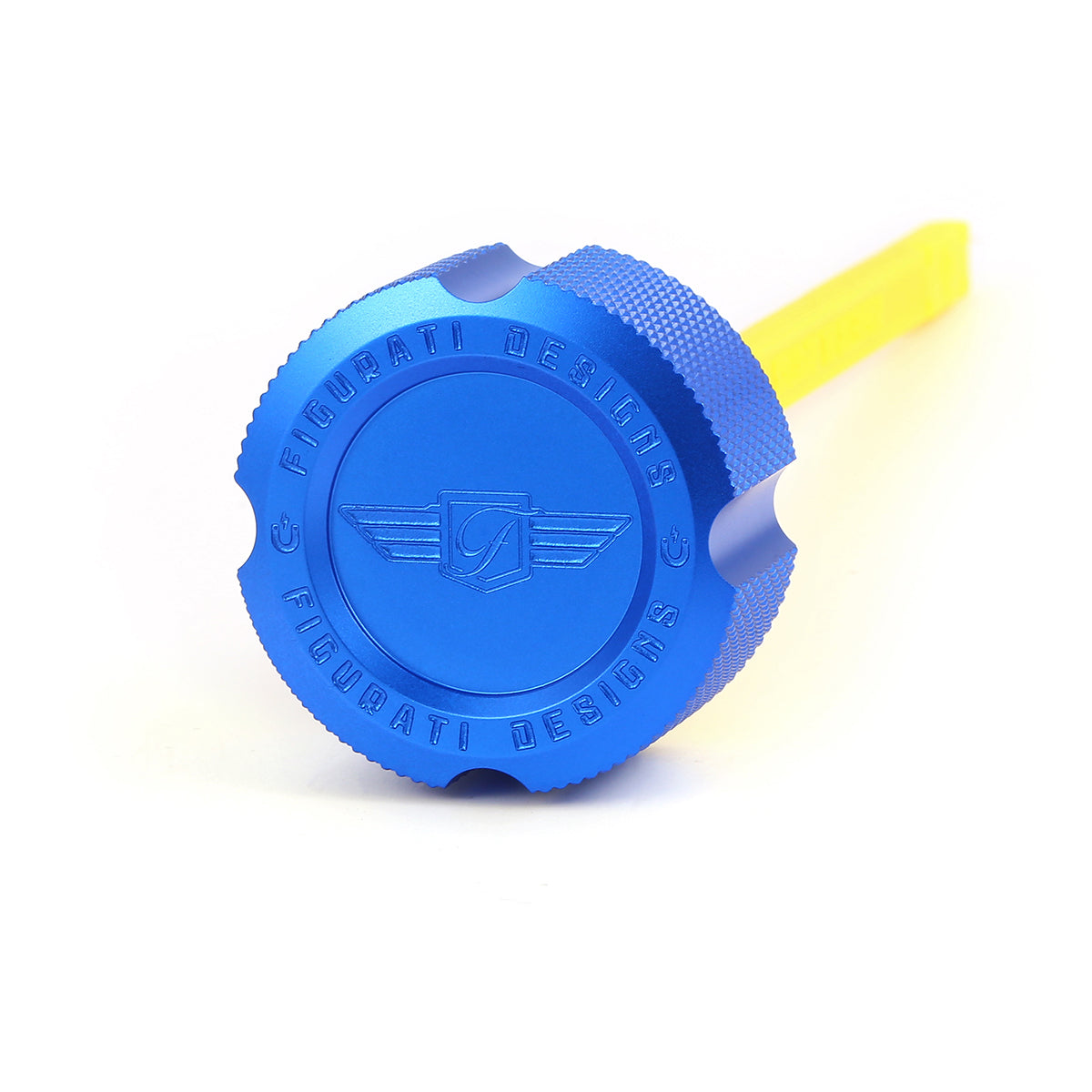Performance Dipstick for Harley-Davidson Touring M8 - Knurled Blue