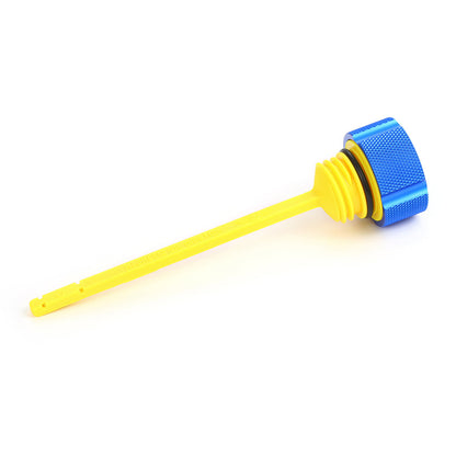 Performance Dipstick for Harley-Davidson Touring M8 - Knurled Blue
