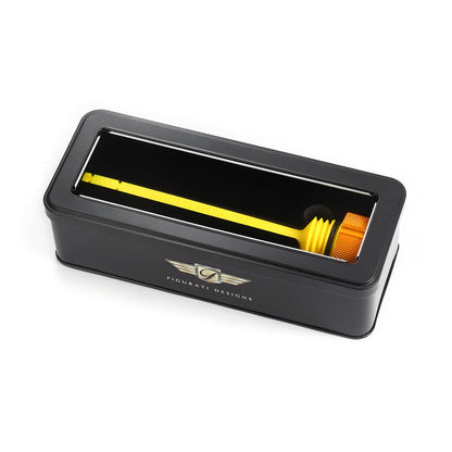 Performance Dipstick for Harley-Davidson Touring M8 - Knurled Gold