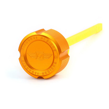 Performance Dipstick for Harley-Davidson Touring M8 - Knurled Gold