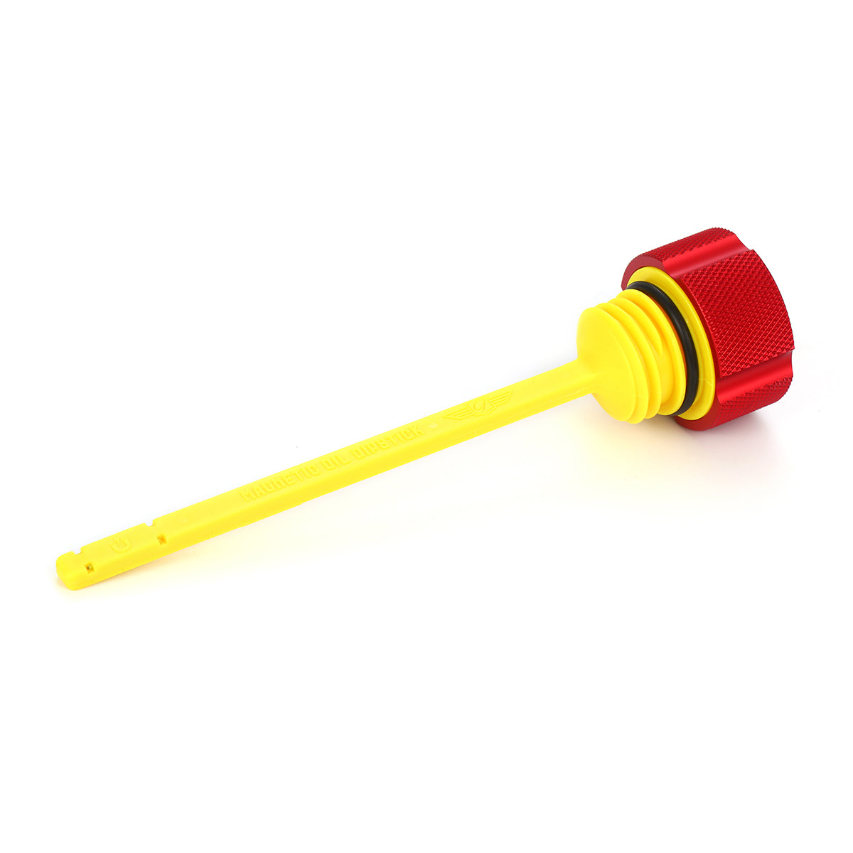 Performance Dipstick for Harley-Davidson Touring M8 - Knurled Red