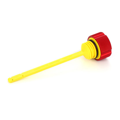 Performance Dipstick for Harley-Davidson Touring M8 - Knurled Red