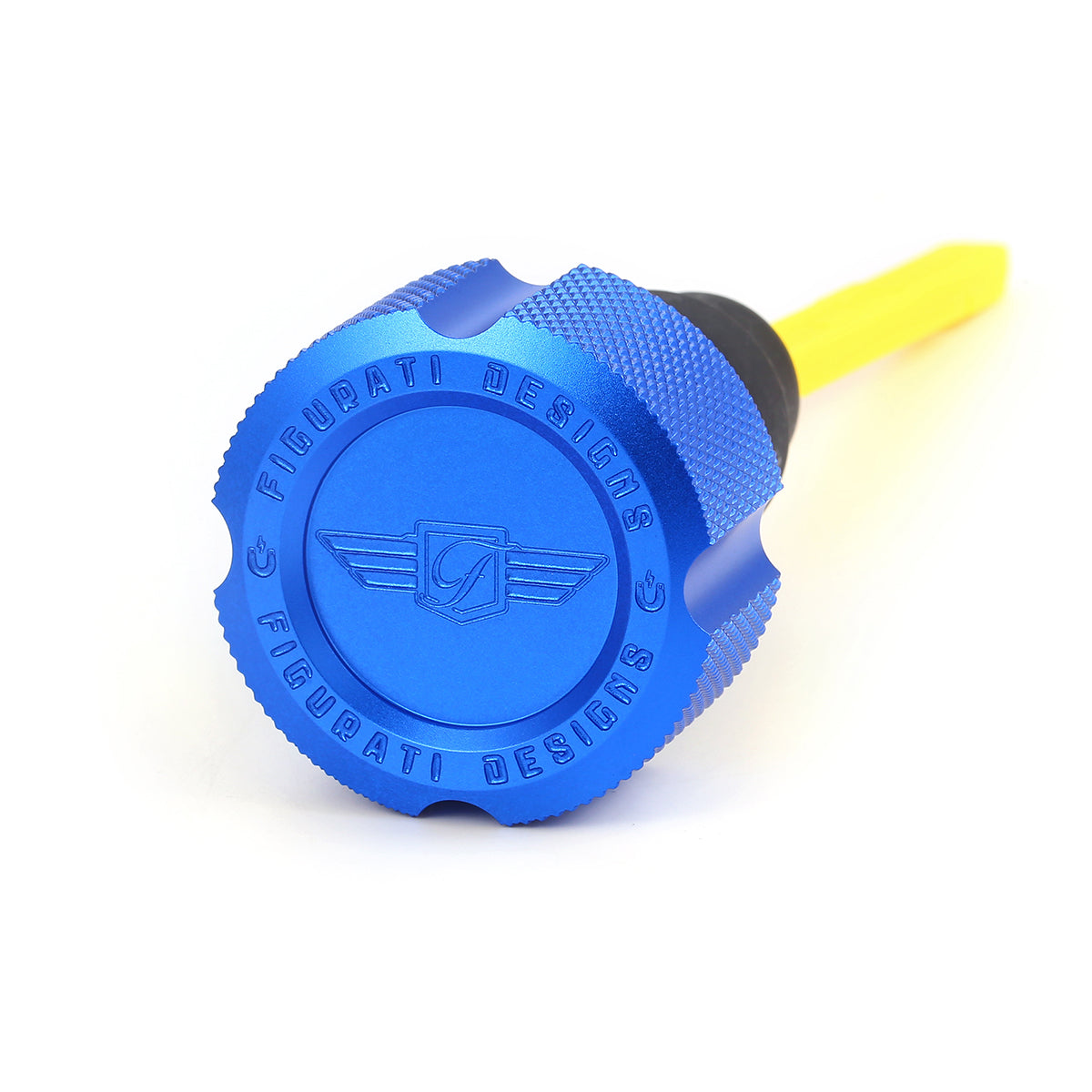 Performance Dipstick for Harley-Davidson Touring Twin Cam (2007-2016) - Knurled Blue