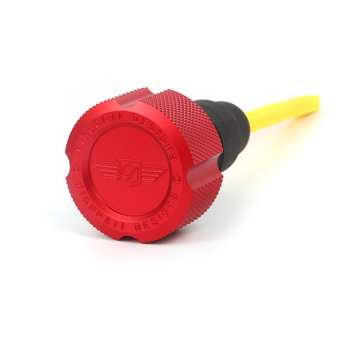 Performance Dipstick for Harley-Davidson Touring Twin Cam (2007-2016) - Knurled Red
