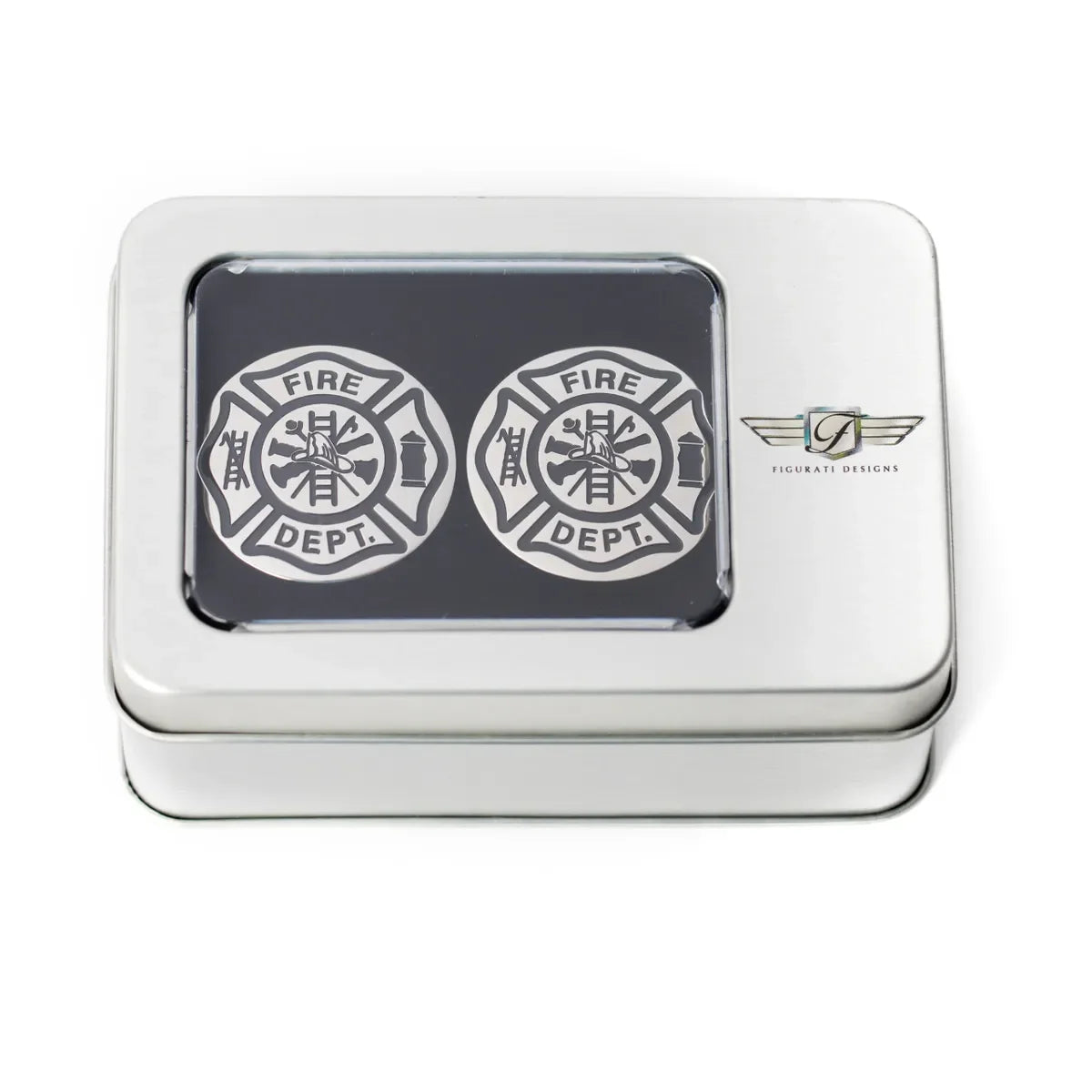 Harley-Davidson Stainless-Steel Swing Arm Covers Maltese Cross - FIRE