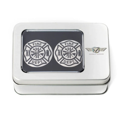 Harley-Davidson Stainless-Steel Swing Arm Covers Maltese Cross - FIRE