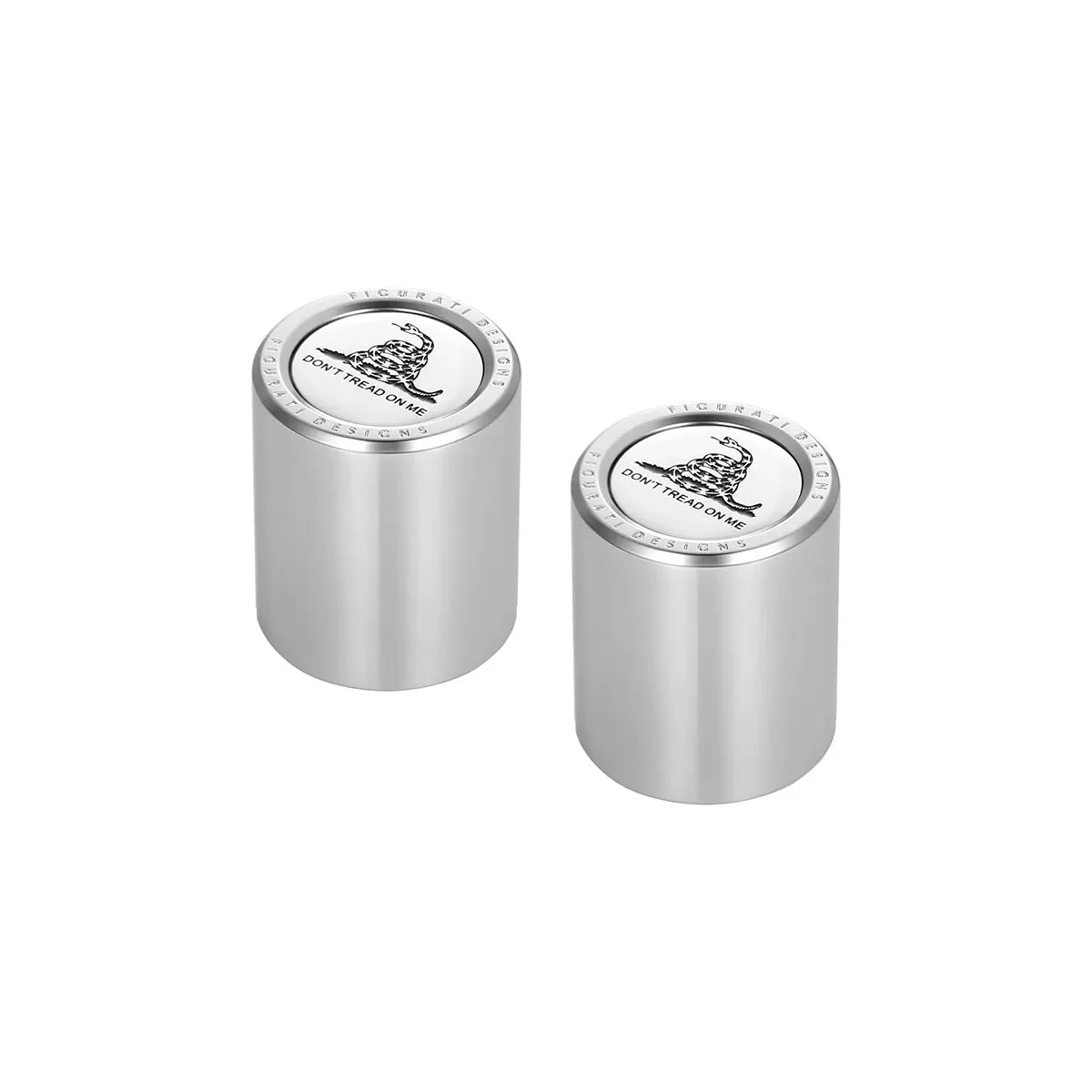 Harley-Davidson Stainless-Steel Don't Tread On Me Docking Hardware