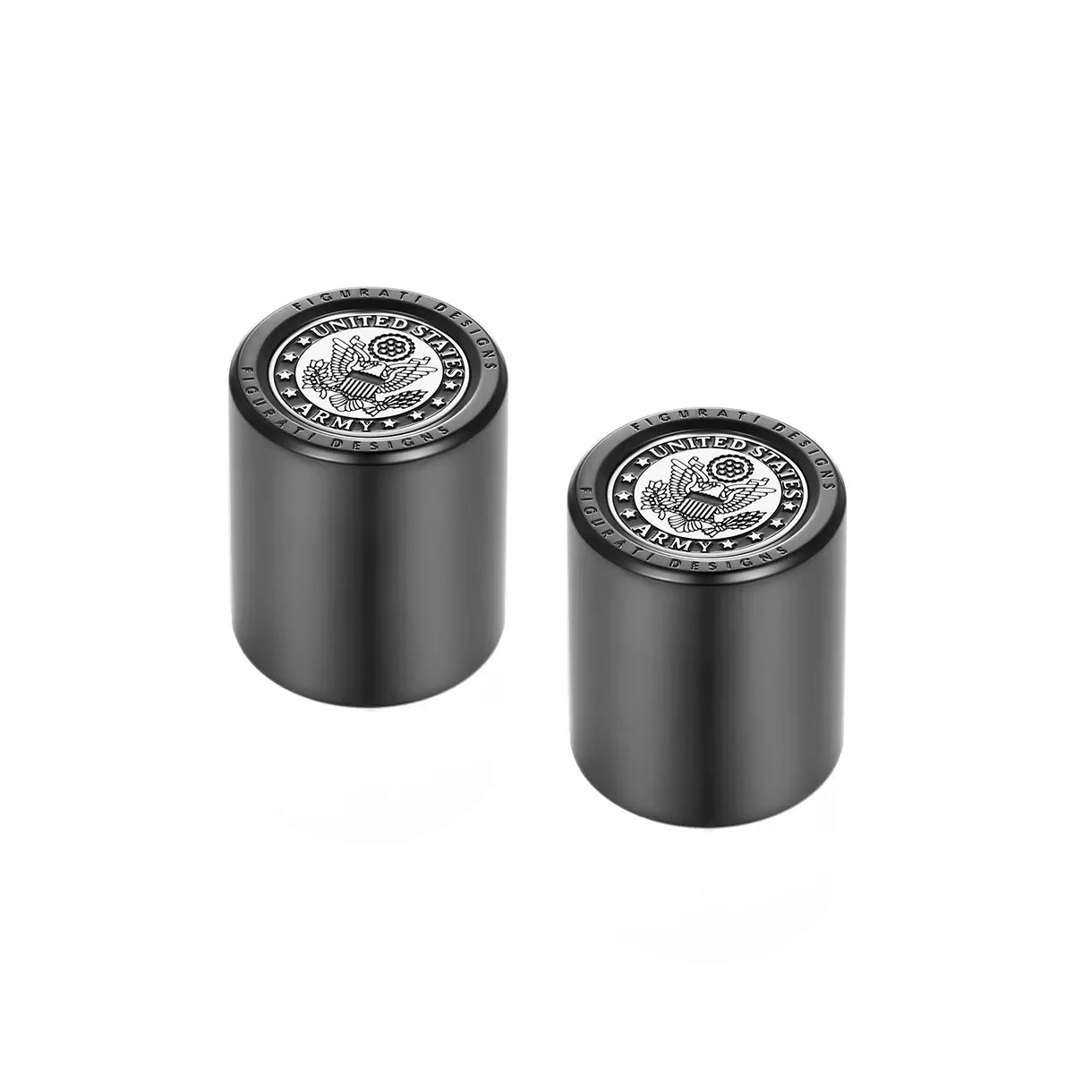 Harley-Davidson Stainless-Steel/Black Officialy Licensed Army Docking Hardware