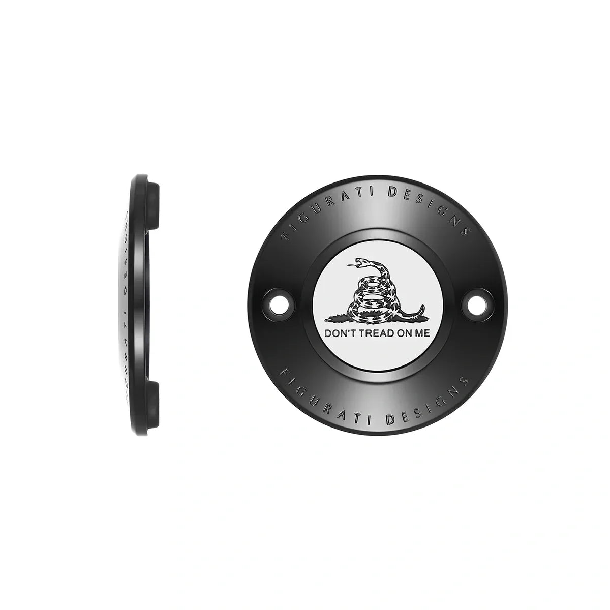 Harley-Davidson Stainless-Steel in Black Don’t Tread on Me M8 Timing Cover