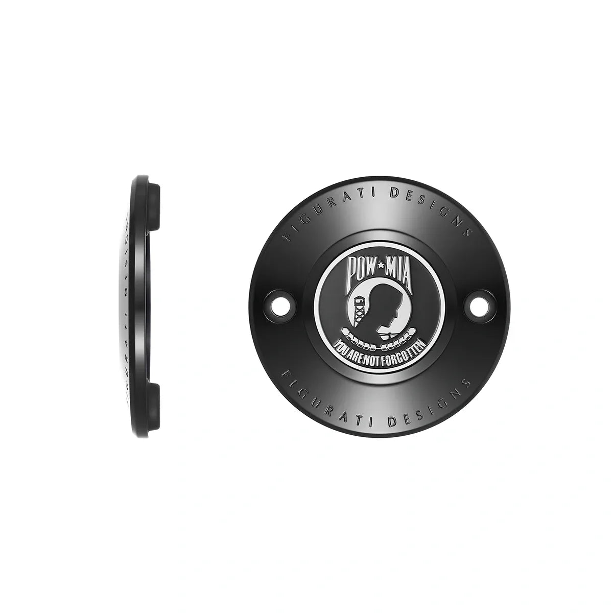 Harley-Davidson Stainless-Steel in Black POW MIA M8 Timing Cover