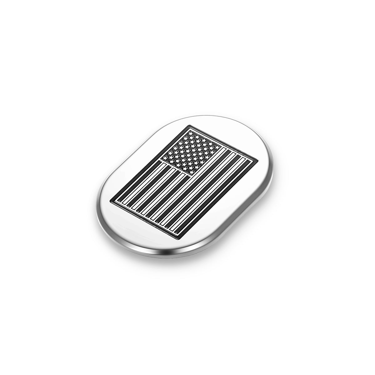 Harley-Davidson Stainless-Steel Contrast Cut Antenna Cover - Left
