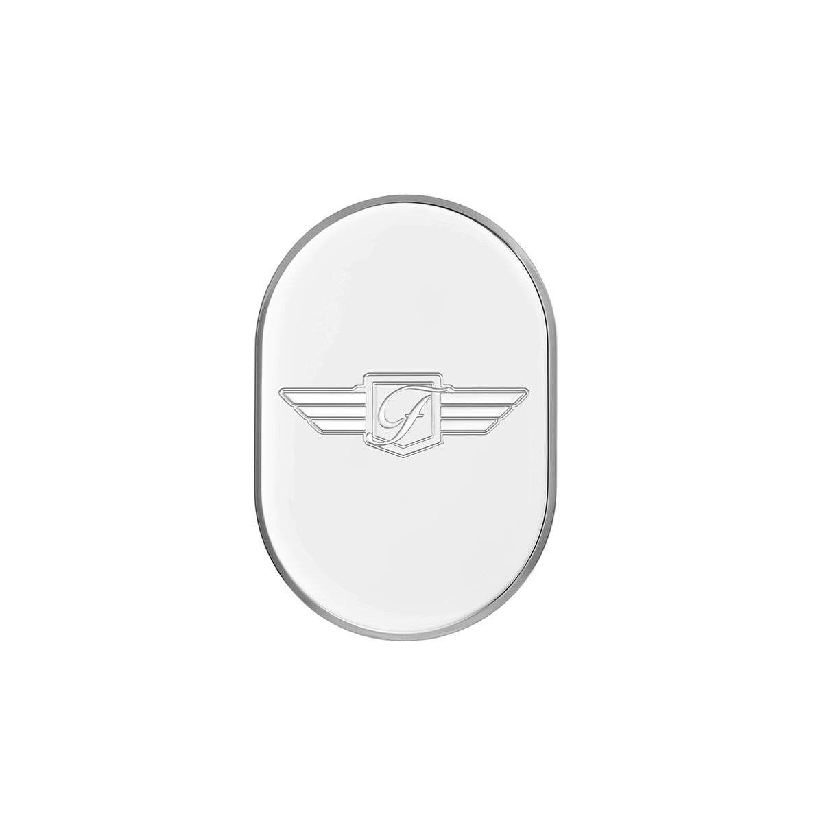 Harley-Davidson Stainless-Steel FD Logo Antenna Cover - Left