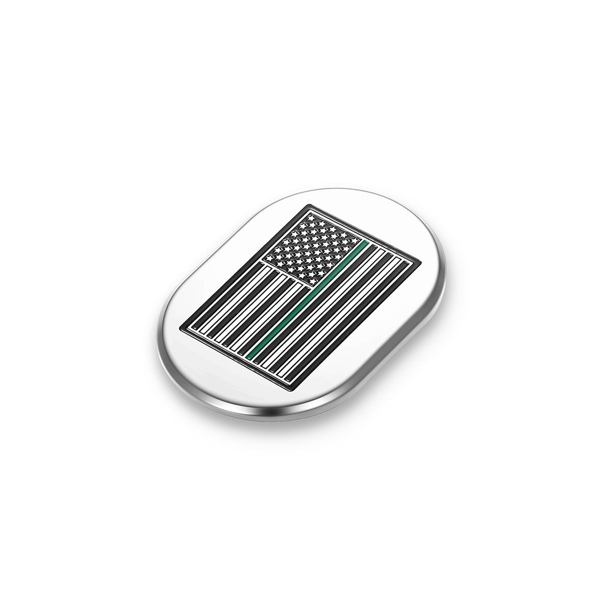 Harley-Davidson Stainless-Steel thin Green Line Antenna Cover - Left