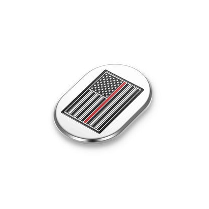 Harley-Davidson Stainless-Steel thin Red Line Antenna Cover - Left