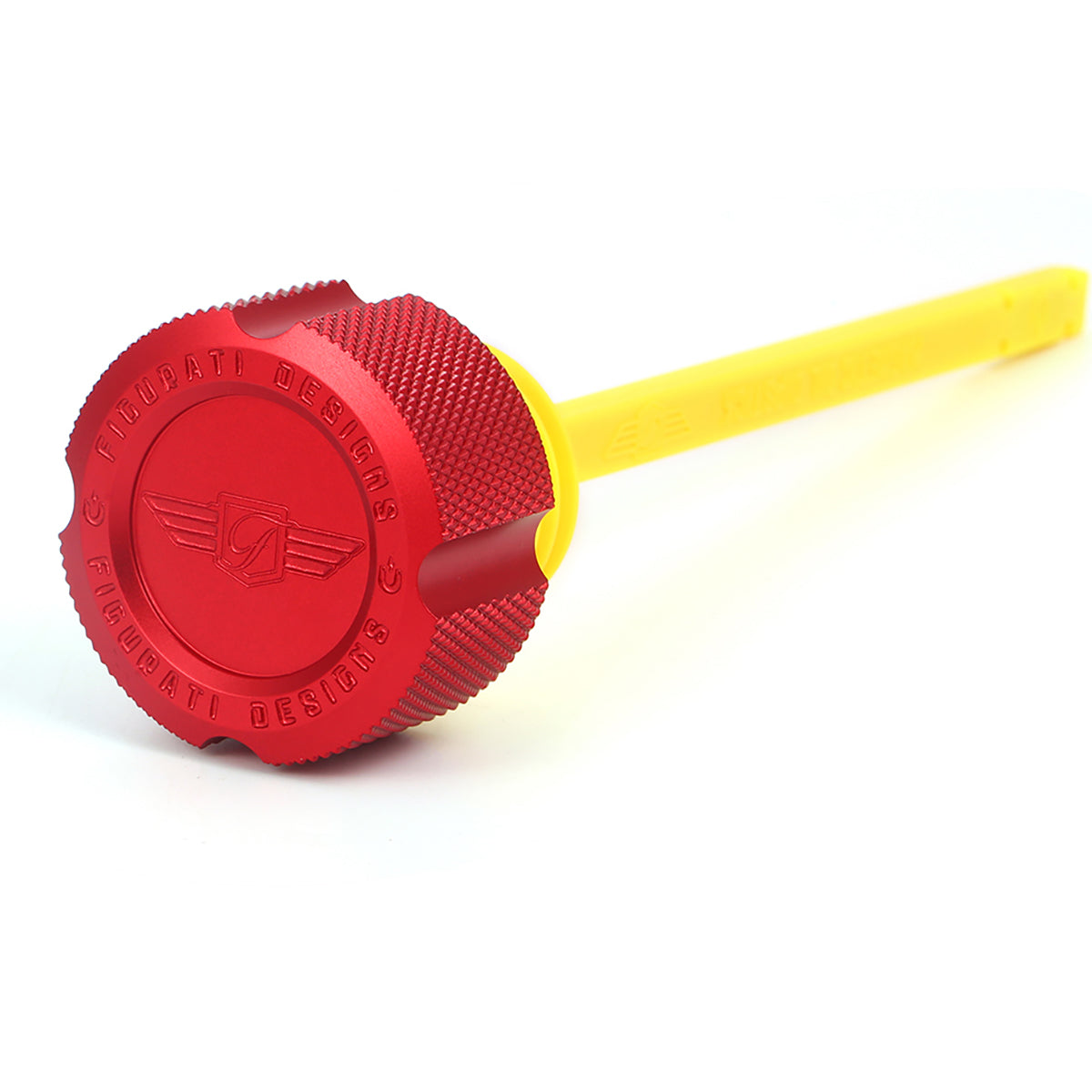 Performance Dipstick for Harley-Davidson Touring M8 - Knurled Red
