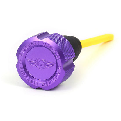Performance Dipstick for Harley-Davidson Touring Twin Cam (2007-2016) - Knurled Purple