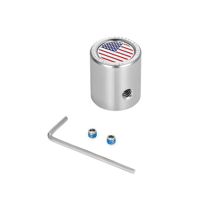 Heel Toe Shifter Cover Stainless-Steel Red White and Blue American Flag