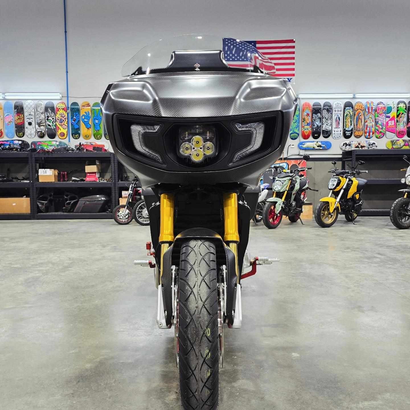 Forever Rad Custom Dynamics Shark Demon Headlight for Indian Challenger - Forever Rad-Forever Rad