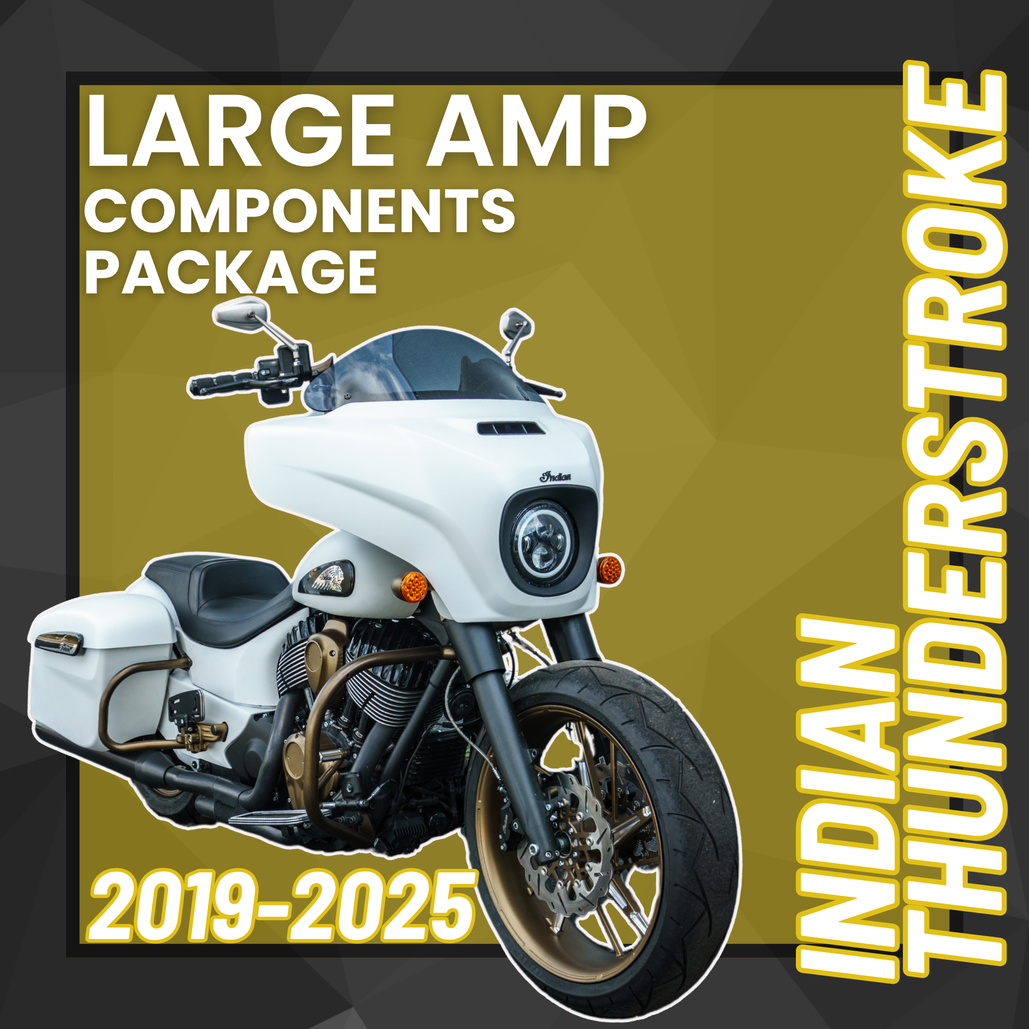 Indian Thunderstroke Platform (2019-2025) Large Amp Components Package ...